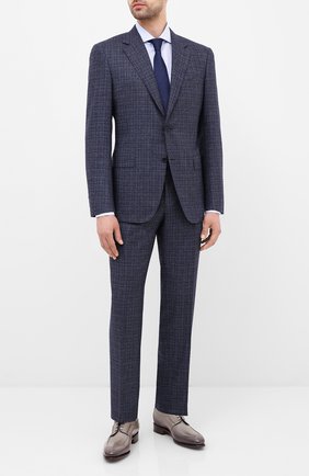 Мужская сорочка из хлопка и льна CORNELIANI голубого цвета по цене 22200 руб., арт. 85P002-0111616/00 | Фото 2 Мужская сорочка из хлопка и льна CORNELIANI голубого цвета, арт. 85P002-0111616/00 | Фото 2