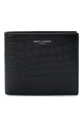 Мужской кожаное портмоне SAINT LAURENT черного цвета по цене 29950 руб., арт. 396303/DZEDE | Фото 1 Мужской кожаное портмоне SAINT LAURENT черного цвета, арт. 396303/DZEDE | Фото 1