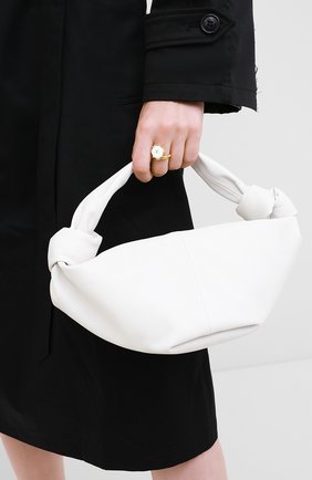 Женская сумка BOTTEGA VENETA белого цвета по цене 89950 руб., арт. 629635/VCP41 | Фото 2 Женская сумка BOTTEGA VENETA белого цвета, арт. 629635/VCP41 | Фото 2