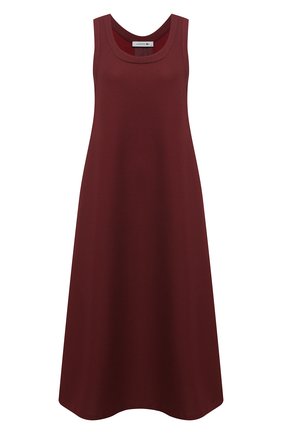Женское платье-миди LACOSTE бордового цвета по цене 70480 руб., арт. EF8138 | Фото 1 Женское платье-миди LACOSTE бордового цвета, арт. EF8138 | Фото 1