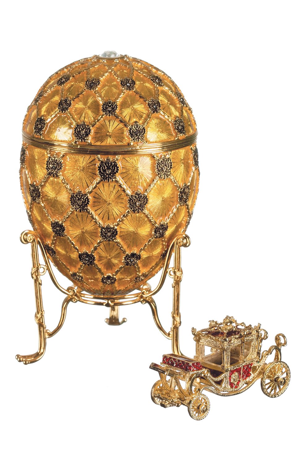 Мужского яйцо коронация FABERGE золотого цвета, арт. 49-Y | Фото 1