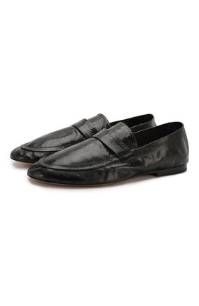 Мужские кожаные лоферы BOTTEGA VENETA черного цвета по цене 52000 руб., арт. 620301/VBSH0 | Фото 1 Мужские кожаные лоферы BOTTEGA VENETA черного цвета, арт. 620301/VBSH0 | Фото 1