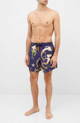 Детского плавки-шорты loewe x paula's ibiza LOEWE темно-синего цвета по цене 29950 руб., арт. H616486X39 | Фото 2 Детского плавки-шорты loewe x paula's ibiza LOEWE темно-синего цвета, арт. H616486X39 | Фото 2