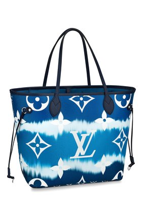 Женская сумка-шопер neverfull mm LOUIS VUITTON синего цвета по цене 152000 руб., арт. M45128 | Фото 1 Женская сумка-шопер neverfull mm LOUIS VUITTON синего цвета, арт. M45128 | Фото 1