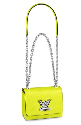 Женская сумка twist mini LOUIS VUITTON желтого цвета по цене 231000 руб., арт. M56119 | Фото 1 Женская сумка twist mini LOUIS VUITTON желтого цвета, арт. M56119 | Фото 1