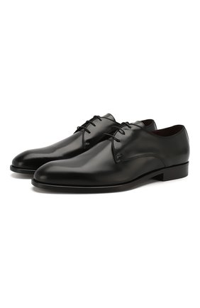 Мужской кожаные дерби CORNELIANI черного цвета по цене 27100 руб., арт. 85HS03-0120923 | Фото 1 Мужской кожаные дерби CORNELIANI черного цвета, арт. 85HS03-0120923 | Фото 1