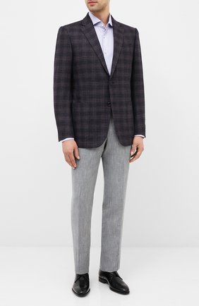 Мужской кожаные дерби CORNELIANI черного цвета по цене 27100 руб., арт. 85HS03-0120923 | Фото 2 Мужской кожаные дерби CORNELIANI черного цвета, арт. 85HS03-0120923 | Фото 2