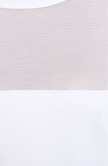 Женская туника SHAN белого цвета, арт. 42073-72 | Фото 5 (Длина Ж (юбки, платья, шорты): Мини; Рукава: Короткие; Материал внешний: Синтетический материал; Женское Кросс-КТ: Туника-пляжная одежда)