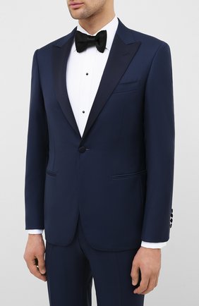 Мужской шерстяной смокинг CANALI синего цвета по цене 121500 руб., арт. 13780/39/AS10315 | Фото 2 Мужской шерстяной смокинг CANALI синего цвета, арт. 13780/39/AS10315 | Фото 2