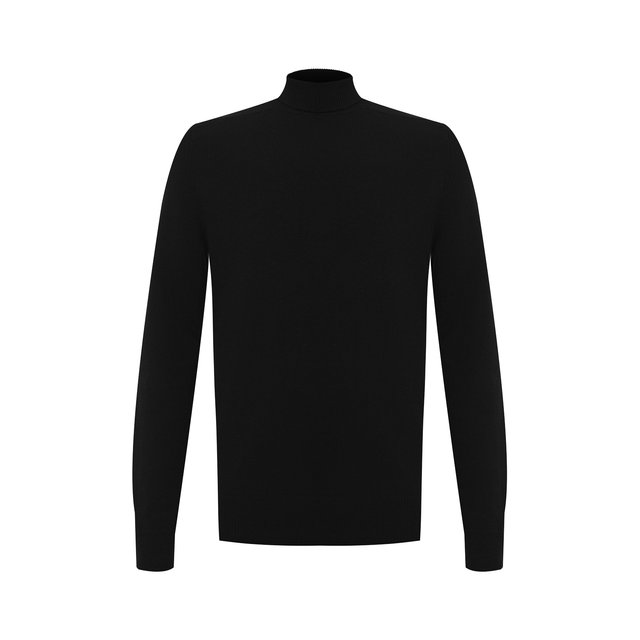 Шерстяной свитер Bottega Veneta черного цвета
