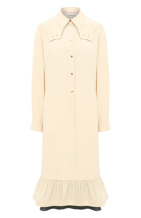 Женское платье LANVIN бежевого цвета по цене 213500 руб., арт. RW-DR351B-4562-A20 | Фото 1 Женское платье LANVIN бежевого цвета, арт. RW-DR351B-4562-A20 | Фото 1