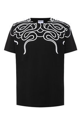 Мужская хлопковая футболка MARCELO BURLON черного цвета по цене 19450 руб., арт. CMAA018E20JER007 | Фото 1 Мужская хлопковая футболка MARCELO BURLON черного цвета, арт. CMAA018E20JER007 | Фото 1