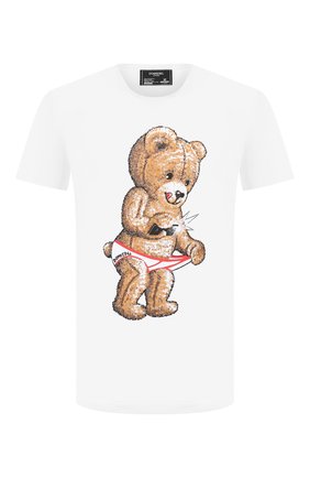 Мужская хлопковая футболка DOM REBEL белого цвета по цене 9740 руб., арт. SNAP/B0X T-SHIRT | Фото 1 Мужская хлопковая футболка DOM REBEL белого цвета, арт. SNAP/B0X T-SHIRT | Фото 1