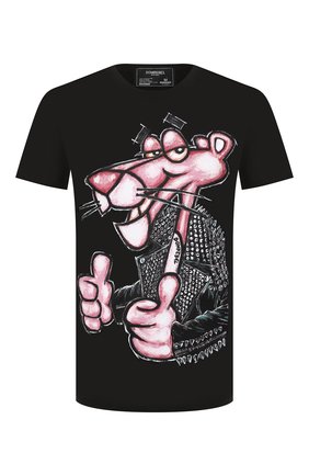 Мужская хлопковая футболка DOM REBEL черного цвета по цене 9740 руб., арт. MIN0U/B0X T-SHIRT | Фото 1 Мужская хлопковая футболка DOM REBEL черного цвета, арт. MIN0U/B0X T-SHIRT | Фото 1