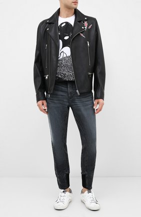 Мужская хлопковая футболка DOM REBEL белого цвета по цене 14500 руб., арт. MICK/B0X T-SHIRT/H0LES | Фото 2 Мужская хлопковая футболка DOM REBEL белого цвета, арт. MICK/B0X T-SHIRT/H0LES | Фото 2