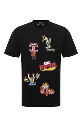 Мужская хлопковая футболка DOMREBEL черного цвета по цене 10650 руб., арт. LUXURY/T-SHIRT | Фото 1 Мужская хлопковая футболка DOMREBEL черного цвета, арт. LUXURY/T-SHIRT | Фото 1