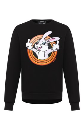 Мужской хлопковый свитшот DOM REBEL черного цвета по цене 19950 руб., арт. HUMPER/SWEATSHIRT | Фото 1 Мужской хлопковый свитшот DOM REBEL черного цвета, арт. HUMPER/SWEATSHIRT | Фото 1