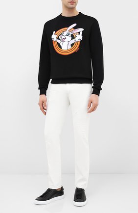 Мужской хлопковый свитшот DOM REBEL черного цвета по цене 19950 руб., арт. HUMPER/SWEATSHIRT | Фото 2 Мужской хлопковый свитшот DOM REBEL черного цвета, арт. HUMPER/SWEATSHIRT | Фото 2