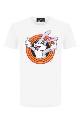 Мужская хлопковая футболка DOM REBEL белого цвета по цене 9740 руб., арт. HUMPER/B0X T-SHIRT | Фото 1 Мужская хлопковая футболка DOM REBEL белого цвета, арт. HUMPER/B0X T-SHIRT | Фото 1