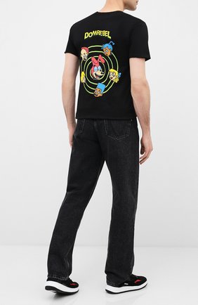 Мужская хлопковая футболка DOM REBEL черного цвета по цене 9740 руб., арт. CEREAL/T-SHIRT | Фото 2 Мужская хлопковая футболка DOM REBEL черного цвета, арт. CEREAL/T-SHIRT | Фото 2