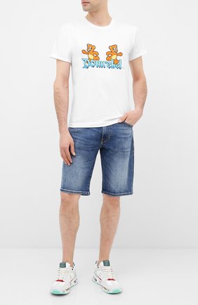 Мужская хлопковая футболка DOM REBEL белого цвета по цене 9740 руб., арт. CASTLE/T-SHIRT | Фото 2 Мужская хлопковая футболка DOM REBEL белого цвета, арт. CASTLE/T-SHIRT | Фото 2