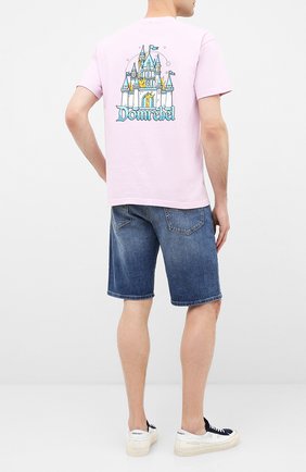 Мужская хлопковая футболка DOM REBEL розового цвета по цене 9740 руб., арт. CASTLE/B0X T-SHIRT | Фото 2 Мужская хлопковая футболка DOM REBEL розового цвета, арт. CASTLE/B0X T-SHIRT | Фото 2
