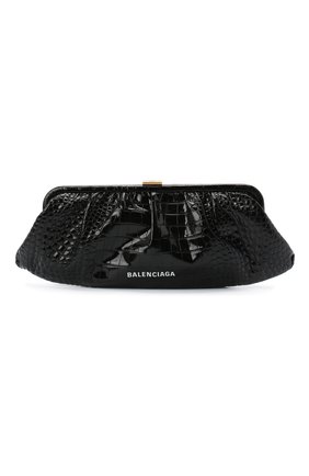 Женский клатч cloud xl BALENCIAGA черного цвета по цене 103000 руб., арт. 618899/1R05M | Фото 1 Женский клатч cloud xl BALENCIAGA черного цвета, арт. 618899/1R05M | Фото 1