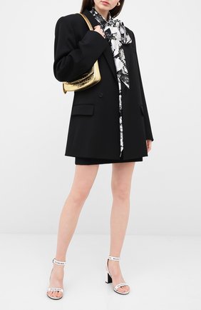 Женские кожаные босоножки round BALENCIAGA белого цвета по цене 56450 руб., арт. 564433/WBAE1 | Фото 2 Женские кожаные босоножки round BALENCIAGA белого цвета, арт. 564433/WBAE1 | Фото 2