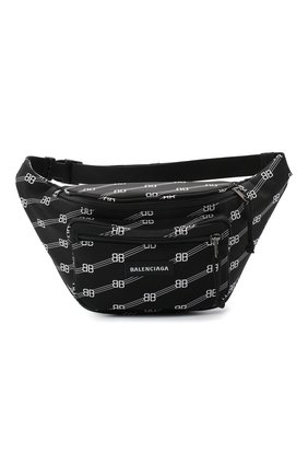 Мужская текстильная поясная сумка explorer BALENCIAGA черно-белого цвета по цене 49950 руб., арт. 482389/9MI55 | Фото 1 Мужская текстильная поясная сумка explorer BALENCIAGA черно-белого цвета, арт. 482389/9MI55 | Фото 1