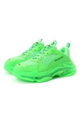 Комбинированные кроссовки Triple S Clear Sole | Фото №1 Комбинированные кроссовки Triple S Clear Sole | Фото №1