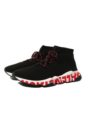 Мужские текстильные кроссовки speed BALENCIAGA черного цвета по цене 61700 руб., арт. 621611/W05GE | Фото 1 Мужские текстильные кроссовки speed BALENCIAGA черного цвета, арт. 621611/W05GE | Фото 1