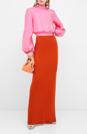 Женское платье-макси BRANDON MAXWELL разноцветного цвета по цене 272500 руб., арт. GN164SS20 | Фото 2 Женское платье-макси BRANDON MAXWELL разноцветного цвета, арт. GN164SS20 | Фото 2