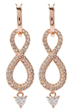 Женские серьги infinity SWAROVSKI золотого цвета по цене 6980 руб., арт. 5512625 | Фото 1 Женские серьги infinity SWAROVSKI золотого цвета, арт. 5512625 | Фото 1