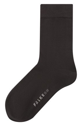 Женские хлопковые носки cotton touch FALKE темно-серого цвета по цене 1400 руб., арт. 47673_ | Фото 1 Женские хлопковые носки cotton touch FALKE темно-серого цвета, арт. 47673_ | Фото 1