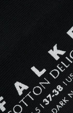 Женские хлопковые носки cotton delight FALKE темно-синего цвета по цене 1400 руб., арт. 47555_ | Фото 2 Женские хлопковые носки cotton delight FALKE темно-синего цвета, арт. 47555_ | Фото 2
