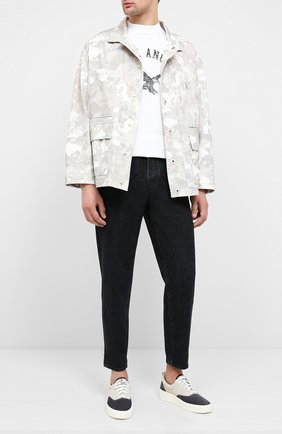 Мужская джинсовая куртка MARCELO BURLON серого цвета по цене 86400 руб., арт. CMEL009E20FAB001 | Фото 2 Мужская джинсовая куртка MARCELO BURLON серого цвета, арт. CMEL009E20FAB001 | Фото 2