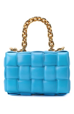 Женская сумка chain cassette BOTTEGA VENETA синего цвета по цене 271500 руб., арт. 631421/VBWZ0 | Фото 1 Женская сумка chain cassette BOTTEGA VENETA синего цвета, арт. 631421/VBWZ0 | Фото 1