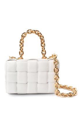 Женская сумка chain cassette BOTTEGA VENETA белого цвета по цене 271500 руб., арт. 631421/VBWZ0 | Фото 6 Женская сумка chain cassette BOTTEGA VENETA белого цвета, арт. 631421/VBWZ0 | Фото 6