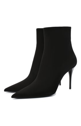 Женские замшевые ботильоны lexi SAINT LAURENT черного цвета по цене 71800 руб., арт. 620157/C2000 | Фото 1 Женские замшевые ботильоны lexi SAINT LAURENT черного цвета, арт. 620157/C2000 | Фото 1