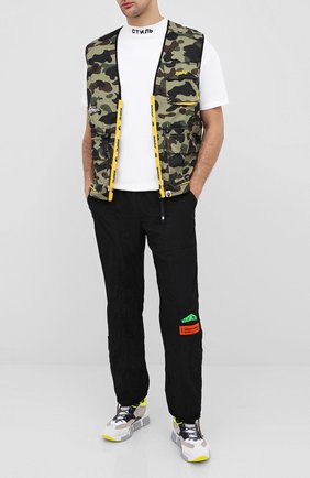 Мужской двусторонний жилет BAPE зеленого цвета по цене 32050 руб., арт. 1F20182157 | Фото 2 Мужской двусторонний жилет BAPE зеленого цвета, арт. 1F20182157 | Фото 2