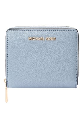 Женские кожаное портмоне jet set MICHAEL MICHAEL KORS голубого цвета по цене 12200 руб., арт. 34F9GJ6Z8L | Фото 1 Женские кожаное портмоне jet set MICHAEL MICHAEL KORS голубого цвета, арт. 34F9GJ6Z8L | Фото 1