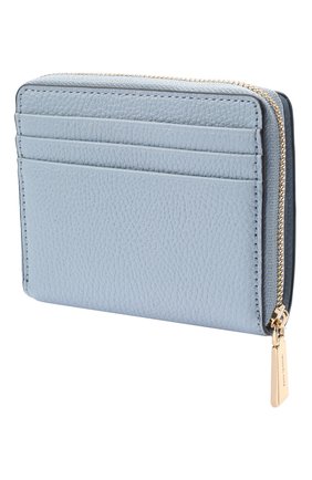 Женские кожаное портмоне jet set MICHAEL MICHAEL KORS голубого цвета по цене 12200 руб., арт. 34F9GJ6Z8L | Фото 2 Женские кожаное портмоне jet set MICHAEL MICHAEL KORS голубого цвета, арт. 34F9GJ6Z8L | Фото 2
