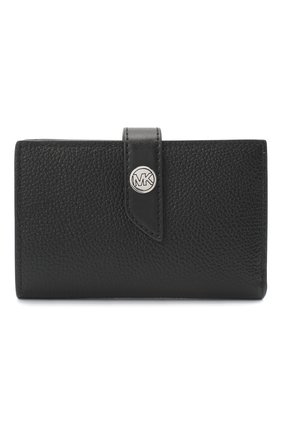 Женские кожаный кошелек MICHAEL MICHAEL KORS черного цвета по цене 9635 руб., арт. 34S0S00E2L | Фото 1 Женские кожаный кошелек MICHAEL MICHAEL KORS черного цвета, арт. 34S0S00E2L | Фото 1