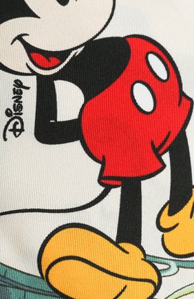 Женский шелковый платок disney x gucci GUCCI голубого цвета по цене 13200 руб., арт. 609321/3G001 | Фото 2 Женский шелковый платок disney x gucci GUCCI голубого цвета, арт. 609321/3G001 | Фото 2