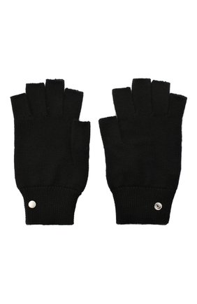 Мужские кашемировые перчатки RICK OWENS черного цвета по цене 23750 руб., арт. RU20F3485/WS | Фото 2 Мужские кашемировые перчатки RICK OWENS черного цвета, арт. RU20F3485/WS | Фото 2
