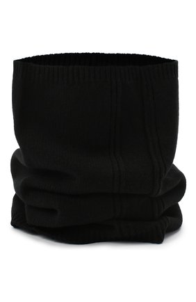 Мужской кашемировый шарф RICK OWENS черного цвета по цене 18000 руб., арт. RU20F3484/WSBR | Фото 2 Мужской кашемировый шарф RICK OWENS черного цвета, арт. RU20F3484/WSBR | Фото 2