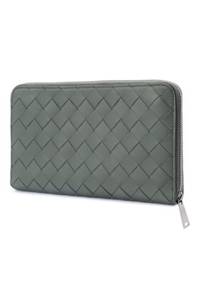 Мужской кожаное портмоне BOTTEGA VENETA серого цвета по цене 58500 руб., арт. 591367/VCPQ4 | Фото 2 Мужской кожаное портмоне BOTTEGA VENETA серого цвета, арт. 591367/VCPQ4 | Фото 2