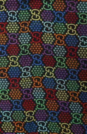 Мужской шарф gg psychedelic GUCCI разноцветного цвета по цене 32200 руб., арт. 600975/4G865 | Фото 3 Мужской шарф gg psychedelic GUCCI разноцветного цвета, арт. 600975/4G865 | Фото 3