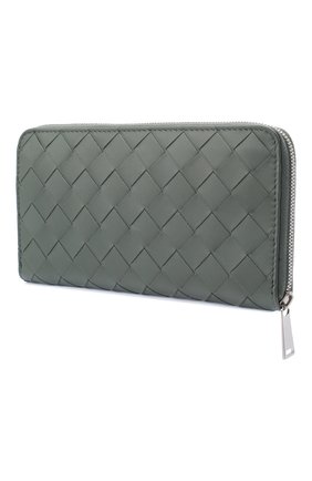 Мужской кожаное портмоне BOTTEGA VENETA серого цвета по цене 54450 руб., арт. 593217/VCPQ4 | Фото 2 Мужской кожаное портмоне BOTTEGA VENETA серого цвета, арт. 593217/VCPQ4 | Фото 2