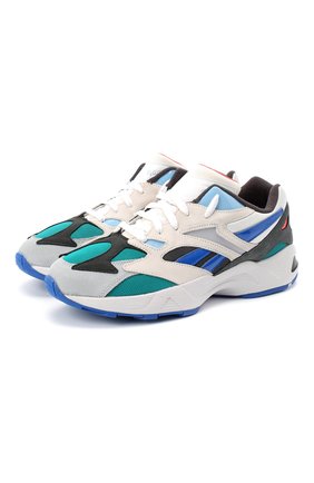 Мужские комбинированные кроссовки aztrek 96 REEBOK синего цвета по цене 6800 руб., арт. EF3568 | Фото 1 Мужские комбинированные кроссовки aztrek 96 REEBOK синего цвета, арт. EF3568 | Фото 1